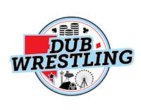 dub wrestling logo on a black background